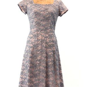 50’s Lace Dress • Beaded Bliss Pearl Encrusted S/M